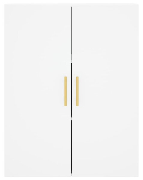 Skříň highboard bílá 69,5 x 34 x 180 cm kompozitní dřevo 3198137