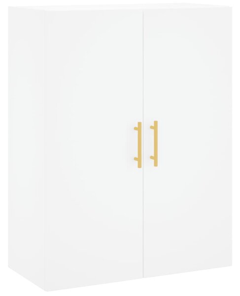 Skříň highboard bílá 69,5 x 34 x 180 cm kompozitní dřevo 3198137