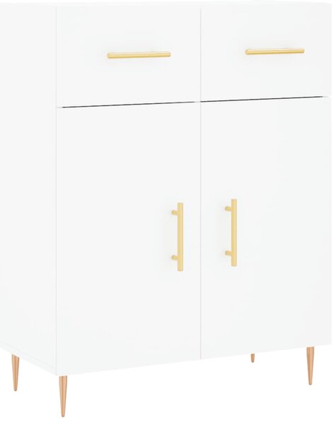 Skříň highboard bílá 69,5 x 34 x 180 cm kompozitní dřevo 3198137