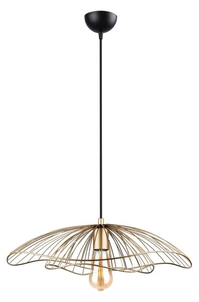 Závěsné svítidlo ve zlaté barvě Squid Lighting Root, výška 111 cm