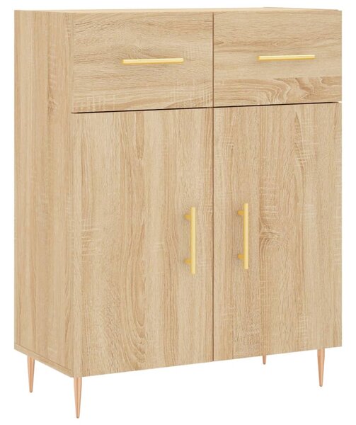 Skříň highboard dub sonoma 69,5 x 34 x 180 cm kompozitní dřevo 3198140