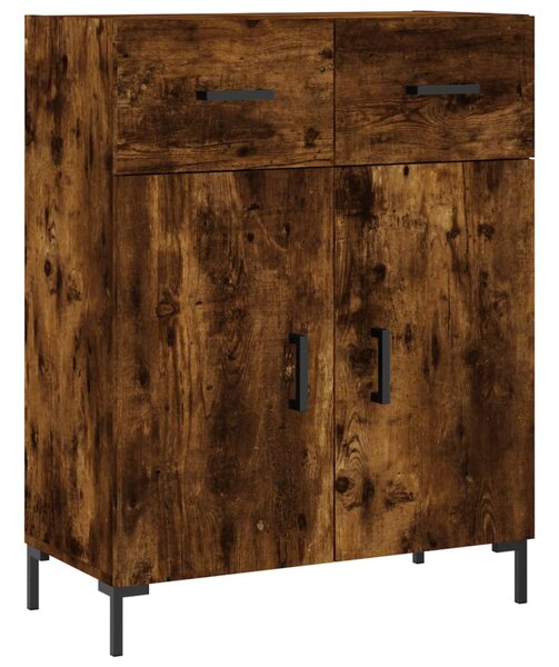 Skříň highboard kouřový dub 69,5 x 34 x 180 cm kompozitní dřevo 3198150