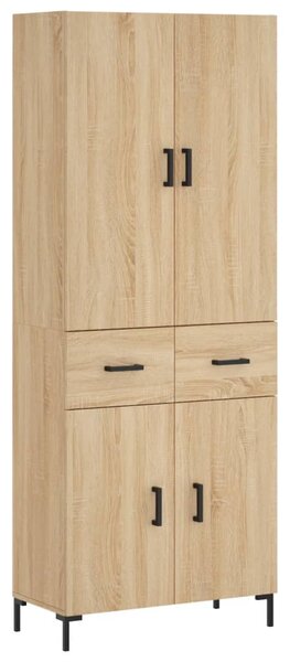 Skříň highboard dub sonoma 69,5 x 34 x 180 cm kompozitní dřevo 3198148