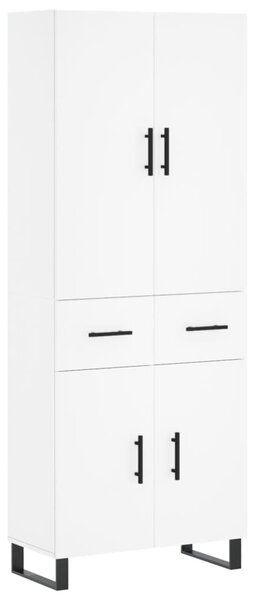 Skříň highboard bílá 69,5 x 34 x 180 cm kompozitní dřevo 3198169