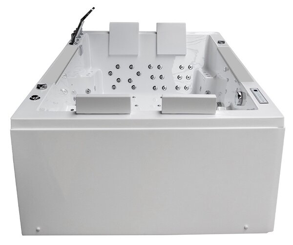 BPS-koupelny Hydromasážní vana HYD-KAR942W 180x120 Bílá s ohřevem vody