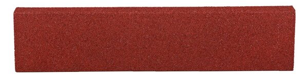 RUBBER Gumový chodníkový obrubník - červený - tloušťka 30 mm