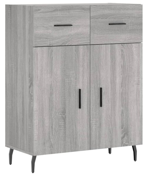 Skříň highboard šedá sonoma 69,5 x 34 x 180 cm kompozitní dřevo 3198551