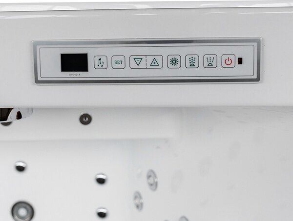 BPS-koupelny Hydromasážní vana HYD-KAR942W 180x120 Bílá s ohřevem vody