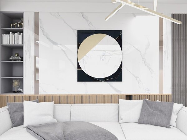 PVC Obkladový panel - Marble Calacatta, 2600x1220x3 mm