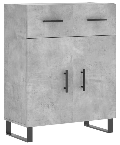 Skříň highboard betonově šedá 69,5x34x180 cm kompozitní dřevo 3198173
