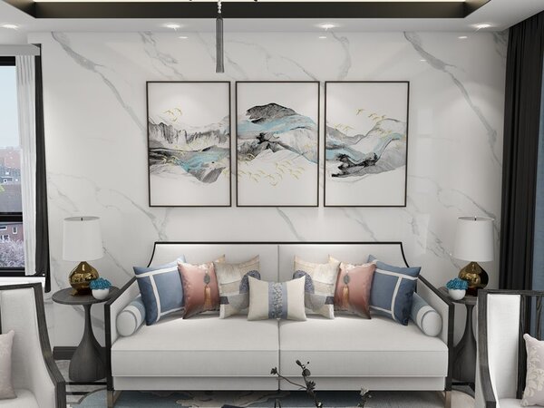 PVC Obkladový panel - Marble Calacatta, 2600x1220x3 mm