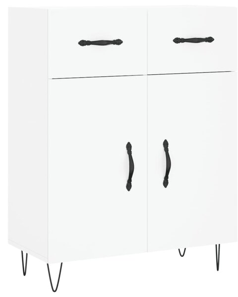 Skříň highboard bílá 69,5 x 34 x 180 cm kompozitní dřevo 3198561