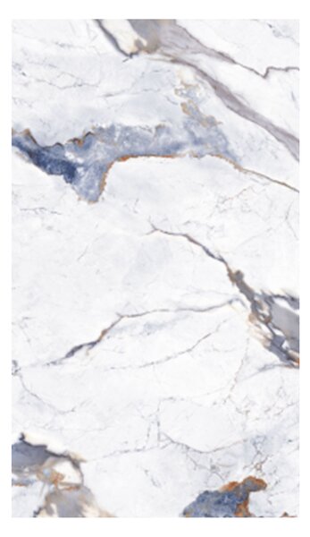 PVC Obkladový panel - Calacatta blue, 2600x1220x3 mm