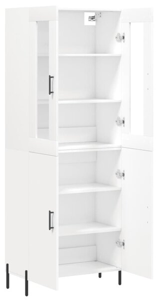 Skříň highboard bílá 69,5 x 34 x 180 cm kompozitní dřevo 3198217