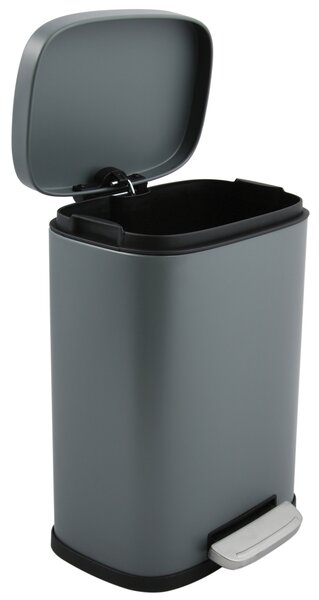 Spirella pedálový odpadkový koš AKIRA, matná šedá, ocel, 5 L
