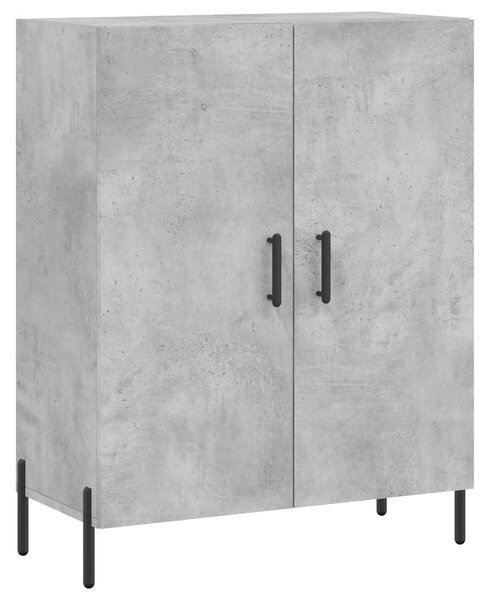 Skříň highboard betonově šedá 69,5x34x180 cm kompozitní dřevo 3198221