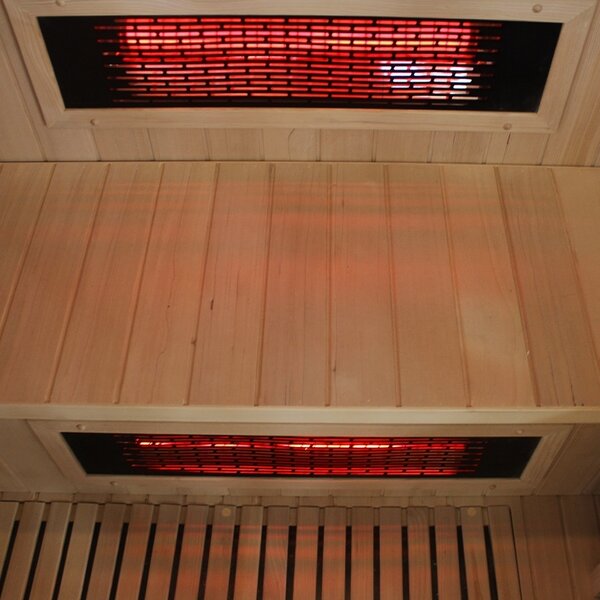 BPS-koupelny Kombinovaná sauna 2v1 HYD-7586 - Infrasauna + finská sauna 180x160, 4-5 osob