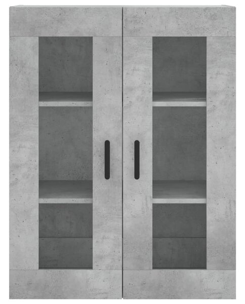Skříň highboard betonově šedá 69,5x34x180 cm kompozitní dřevo 3198221