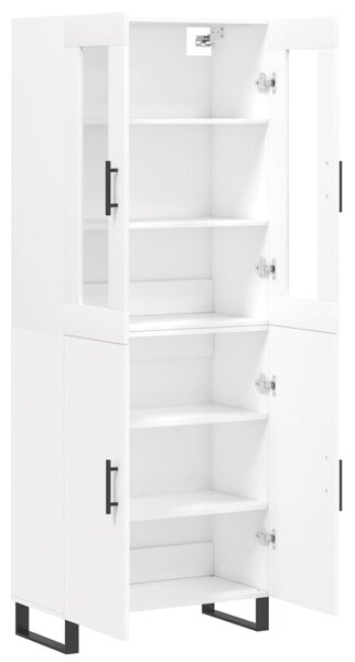 Skříň highboard bílá 69,5 x 34 x 180 cm kompozitní dřevo 3198233