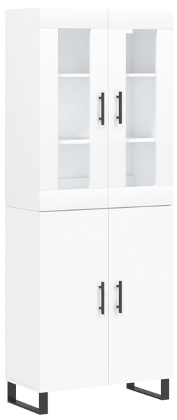Skříň highboard bílá 69,5 x 34 x 180 cm kompozitní dřevo 3198233
