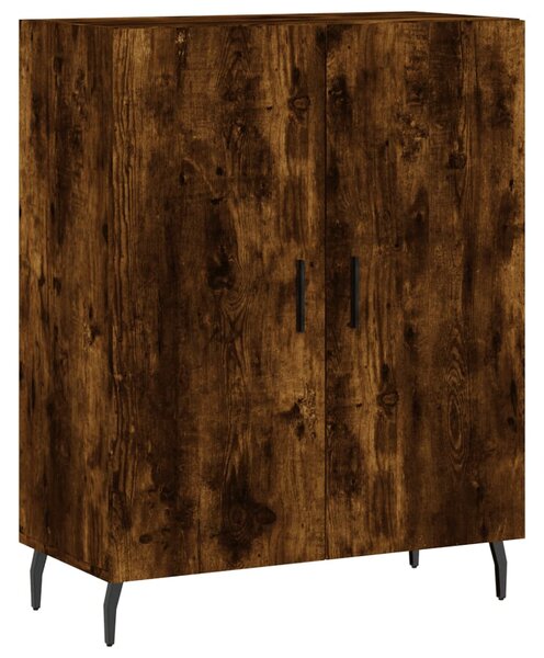 Skříň highboard kouřový dub 69,5 x 34 x 180 cm kompozitní dřevo 3198230