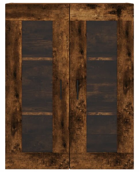 Skříň highboard kouřový dub 69,5 x 34 x 180 cm kompozitní dřevo 3198230