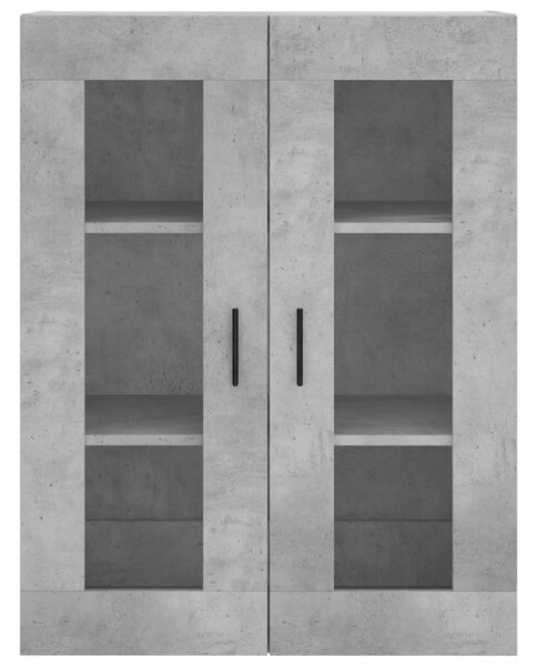 Skříň highboard betonově šedá 69,5x34x180 cm kompozitní dřevo 3198229