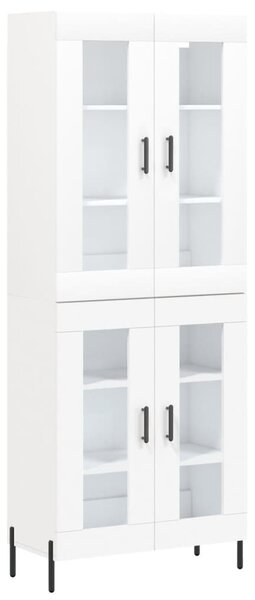 Skříň highboard bílá 69,5 x 34 x 180 cm kompozitní dřevo 3198281