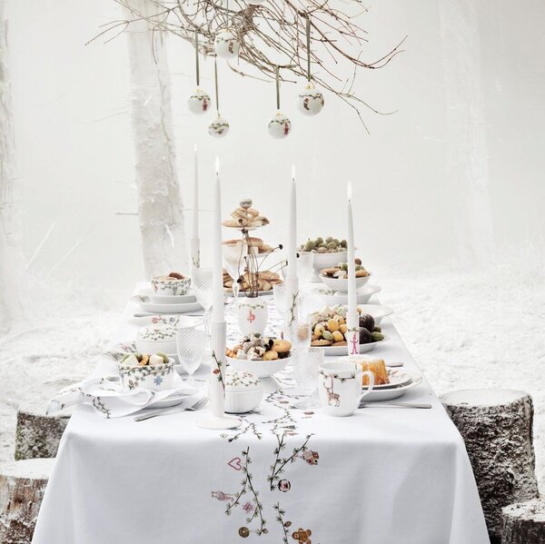 Porcelánový svícen Hammershøi Christmas 21 cm
