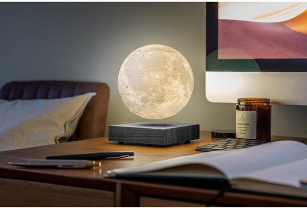 Černá světelná dekorace do zásuvky ø 12 cm Moon – Gingko
