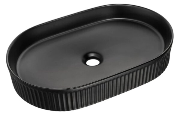 Comad Keramické umyvadlo na desku BEYOND 3 BLACK, černá mat