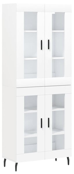 Skříň highboard bílá 69,5 x 34 x 180 cm kompozitní dřevo 3198289