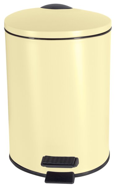 Spirella pedálový odpadkový koš ADELAR, matná žlutá, ocel, 3 L