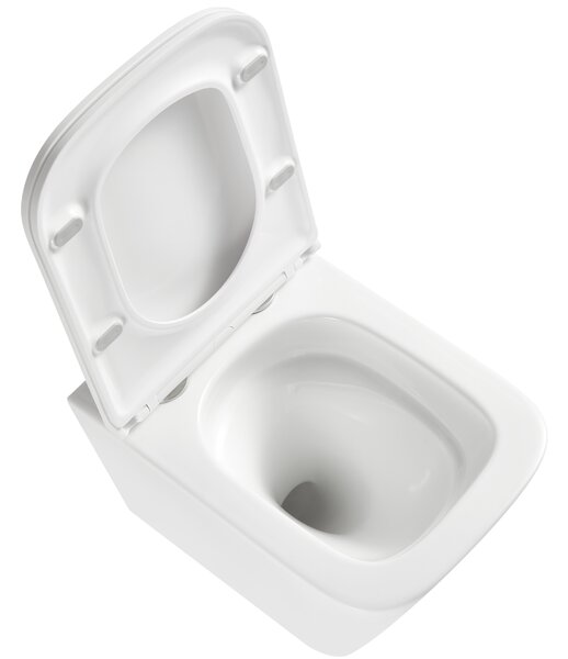 Erga Mery+, závěsná WC mísa 515x360x360mm, Rimless Tornado 2 + toaletní sedátko s pomalým zavíráním, bílá, ERG-V03-MERY-TO2-WH