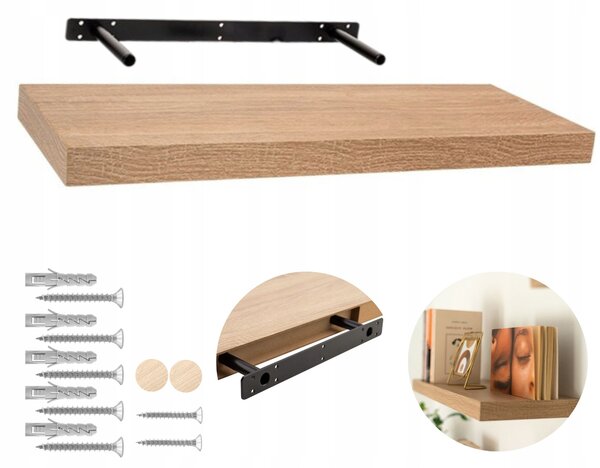 Police MDF deska Velano 59,5 x 23,5 cm dub sonoma