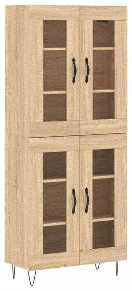 Skříň highboard dub sonoma 69,5 x 34 x 180 cm kompozitní dřevo 3198308