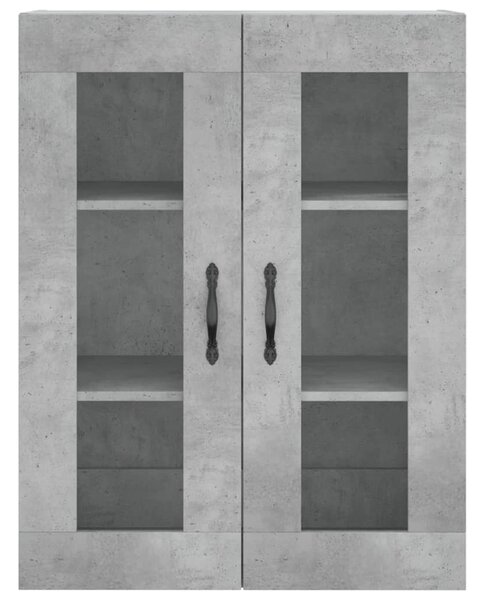 Skříň highboard betonově šedá 69,5x34x180 cm kompozitní dřevo 3198309