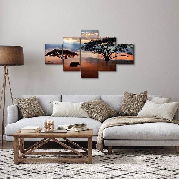 Obraz - Národní park Serengeti, Tanzánie, Afrika (125x70 cm)