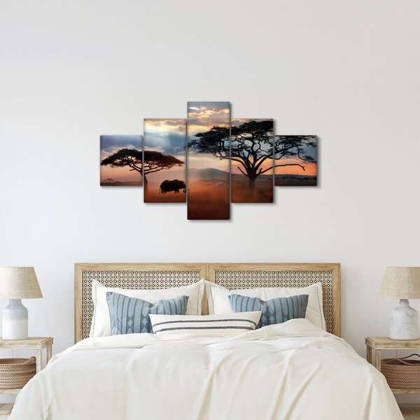 Obraz - Národní park Serengeti, Tanzánie, Afrika (125x70 cm)