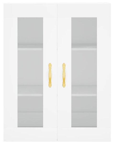 Skříň highboard bílá 69,5 x 34 x 180 cm kompozitní dřevo 3198321