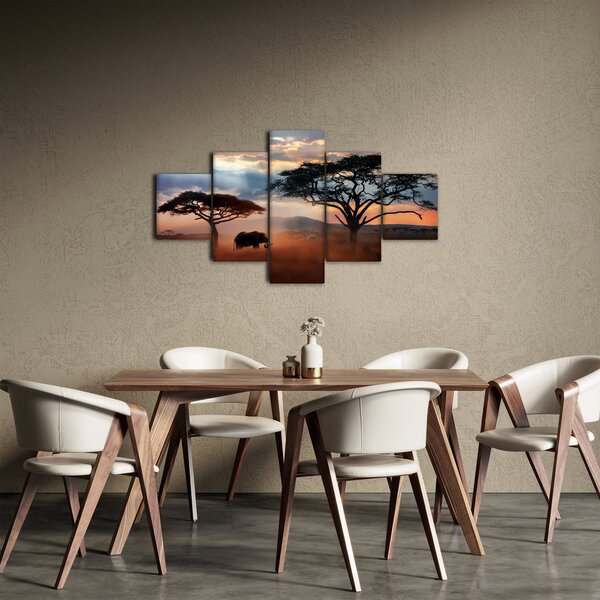 Obraz - Národní park Serengeti, Tanzánie, Afrika (125x70 cm)