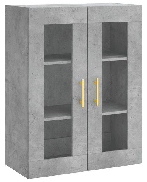 Skříň highboard betonově šedá 69,5x34x180 cm kompozitní dřevo 3198397