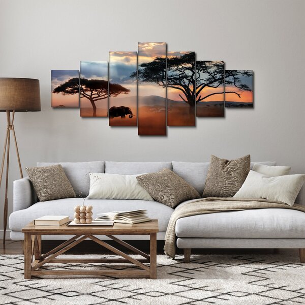 Obraz - Národní park Serengeti, Tanzánie, Afrika (210x100 cm)