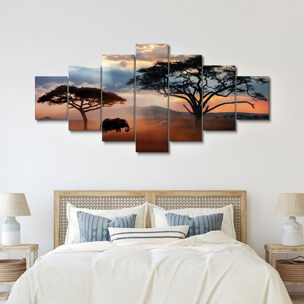Obraz - Národní park Serengeti, Tanzánie, Afrika (210x100 cm)