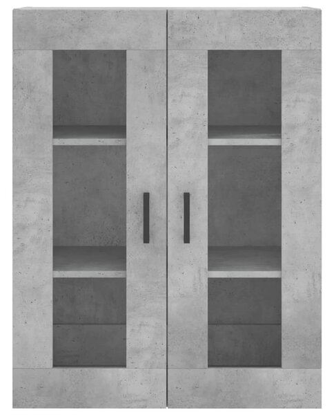 Skříň highboard betonově šedá 69,5x34x180 cm kompozitní dřevo 3198725