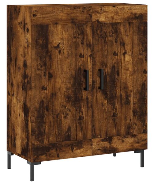 Skříň highboard kouřový dub 69,5 x 34 x 180 cm kompozitní dřevo 3198342