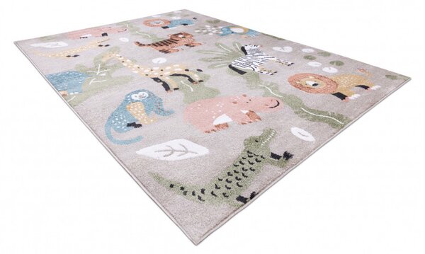 Dětský kusový koberec Fun Africa beige 80x150 cm