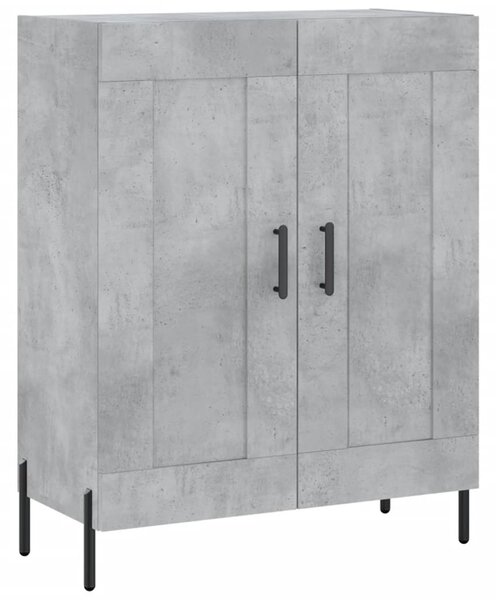 Skříň highboard betonově šedá 69,5x34x180 cm kompozitní dřevo 3198349