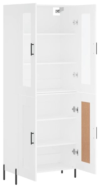 Skříň highboard bílá 69,5 x 34 x 180 cm kompozitní dřevo 3198345