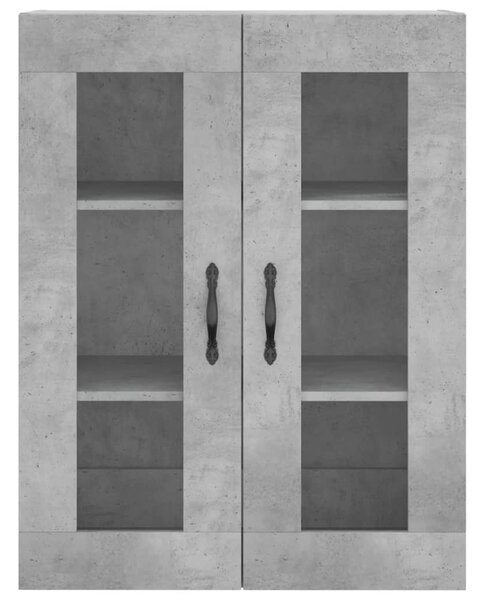 Skříň highboard betonově šedá 69,5x34x180 cm kompozitní dřevo 3198373